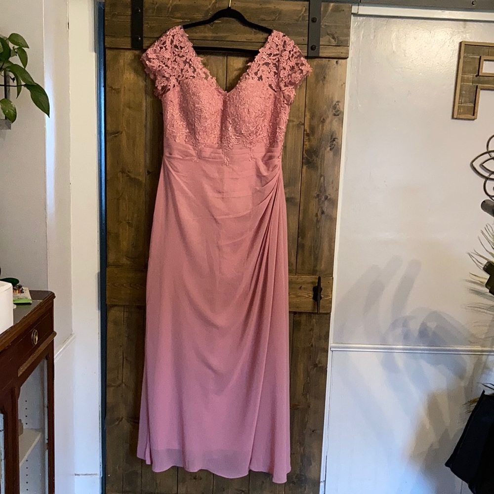 Brand new desert rose formal gown